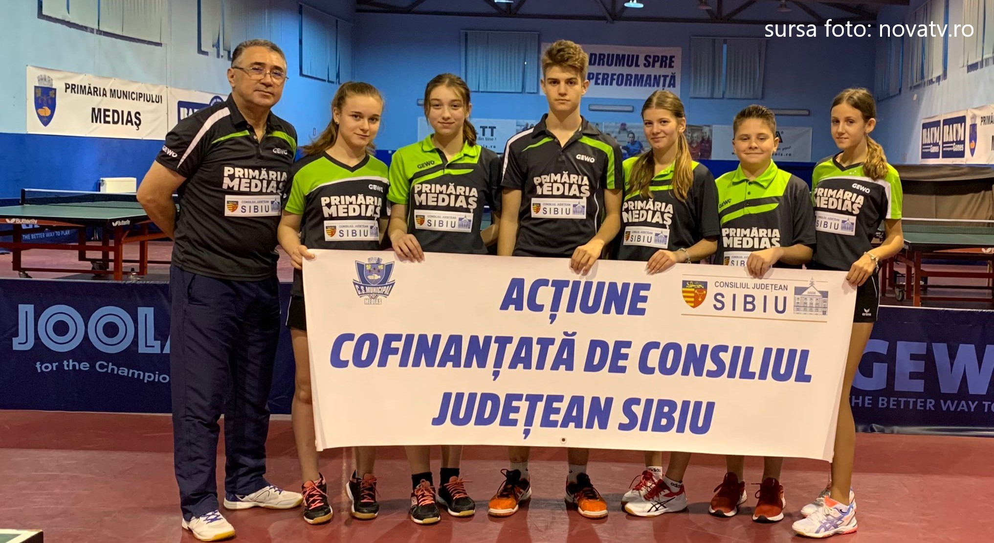 În Campionatul Național Divizia B echipa feminină de tenis de masă CSM Mediaș a debutat cu dreptul