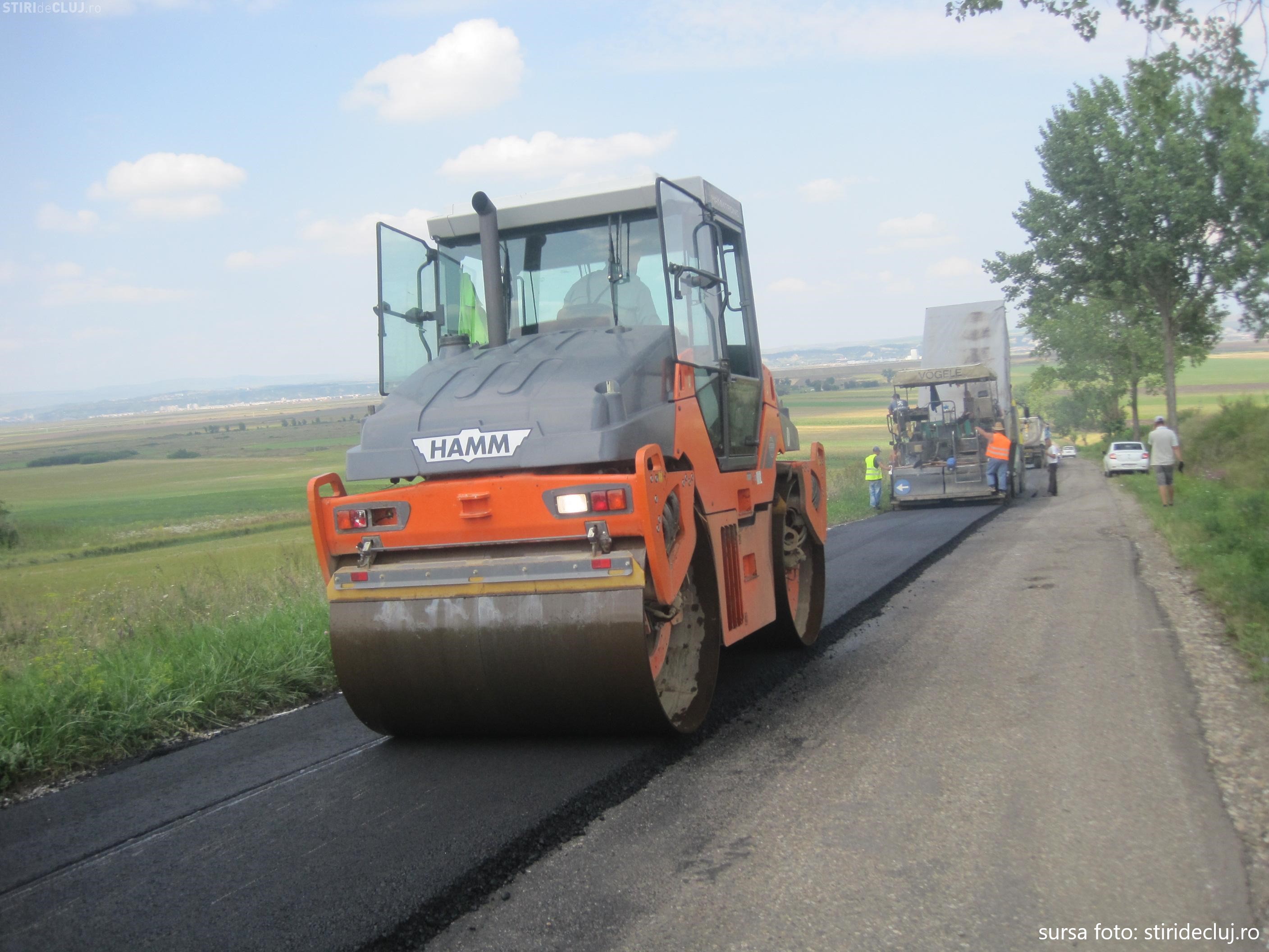Alte trei drumuri județene vor fi reparate în anul 2021, în Cluj, anunță reprezentanții administrației