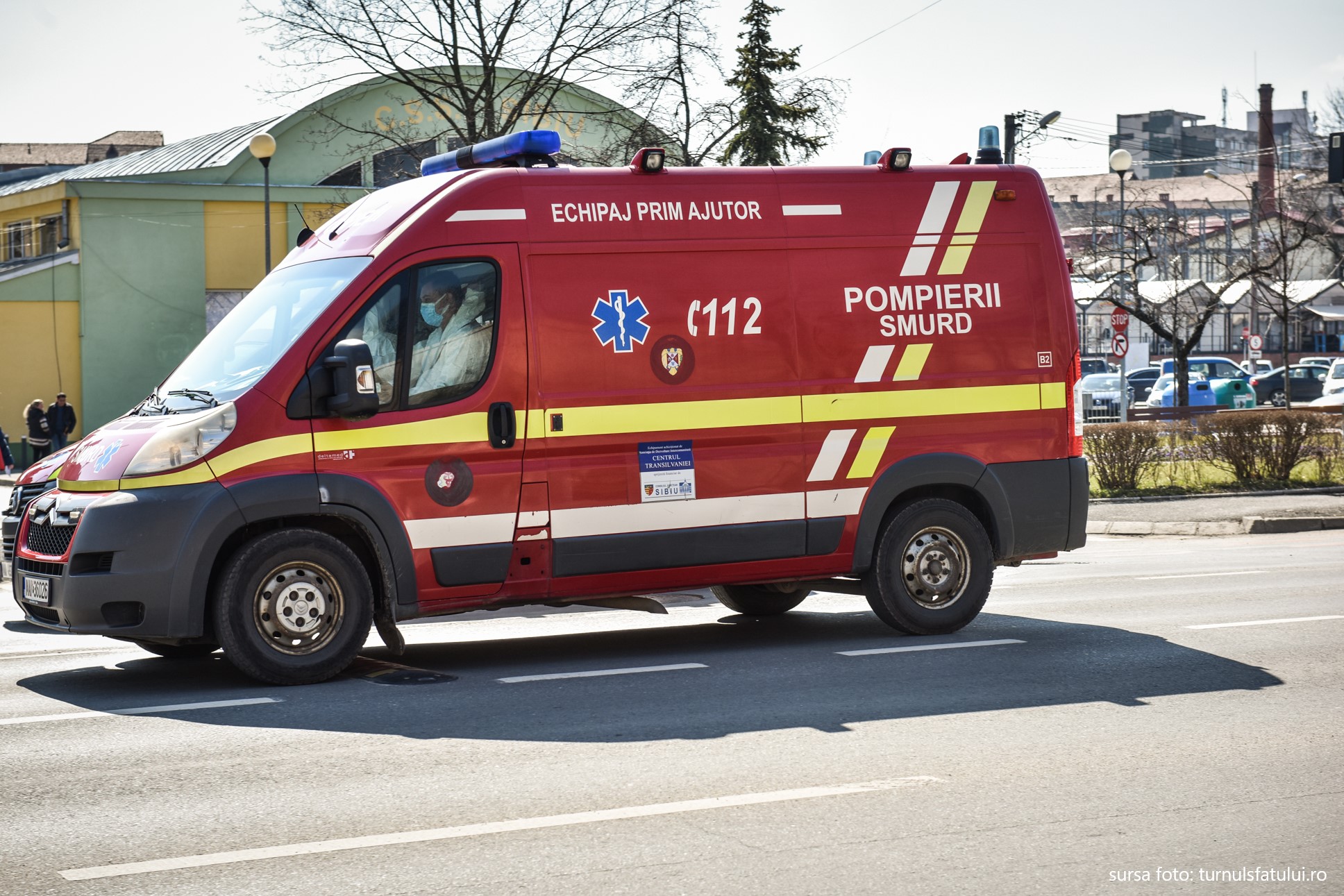 Un echipaj SMURD de la punctul de lucru Dumbrăveni a ajutat la nașterea unei fetițe din Mălâncrav