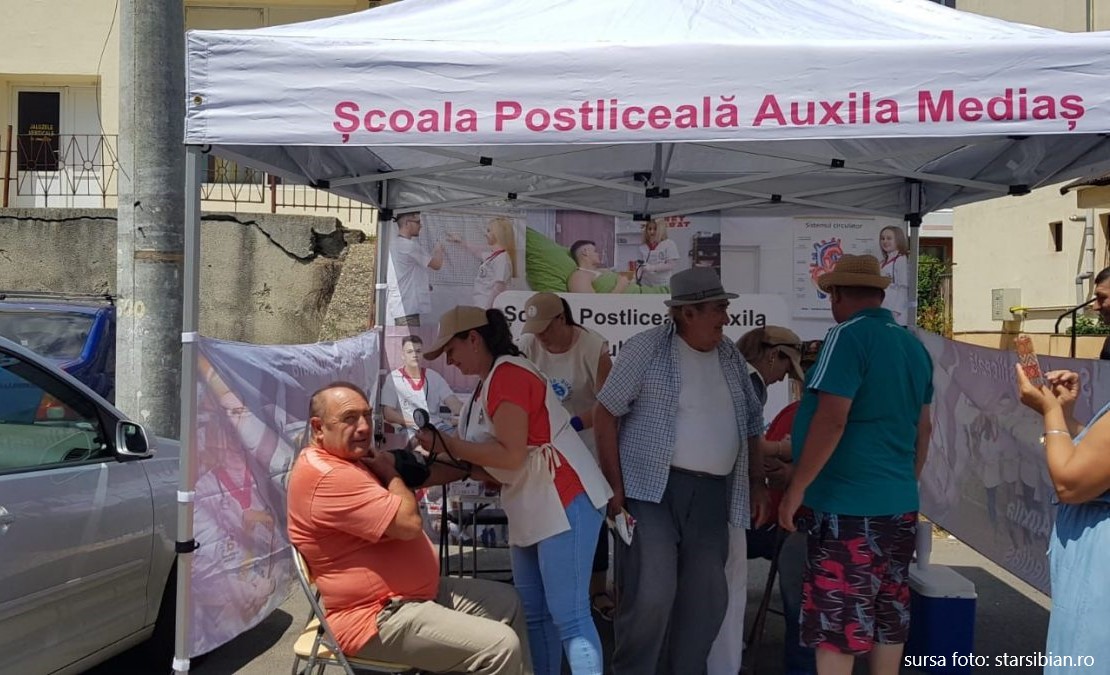 Acțiune de măsurare a stării de sănătate a medieșenilor în fiecare joi până în septembrie