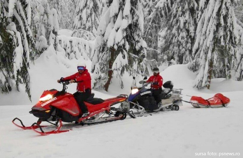 Salvamontiștii anunță risc mare de producere a avalanșelor în zona montană înaltă a judeţului