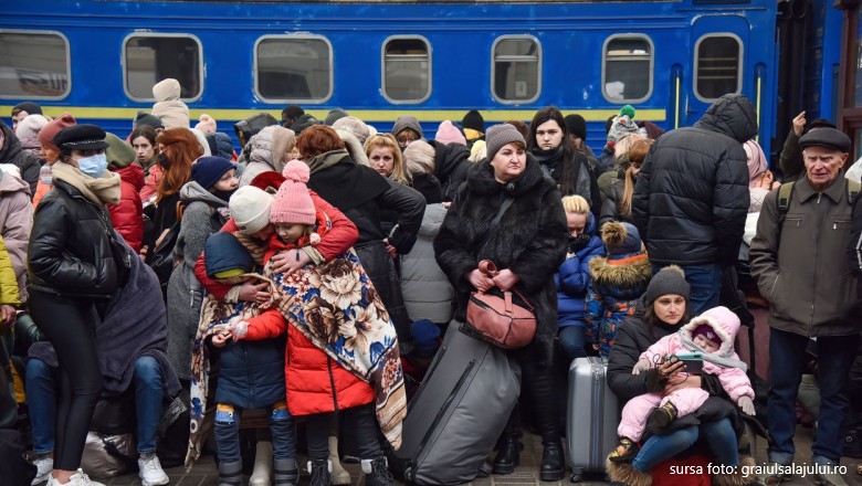 Peste o sută de refugiați ucraineni au ajuns până acum la Zalău. Autoritățile au fost pregătite
