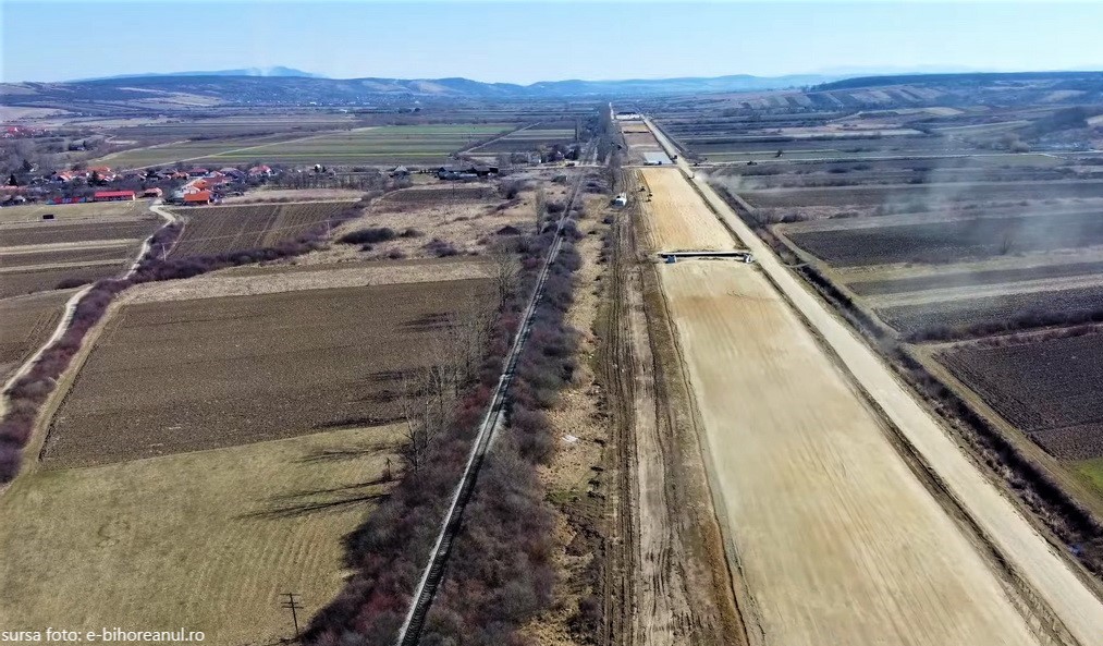 Lucrările la tronsonul dintre Suplacu de Barcău și Nuşfalău al Autostrăzii Transilvania avansează