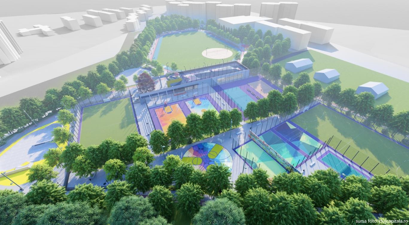 Lucrările la Baza sportivă „La Terenuri”sunt realizate în proporție de 85%