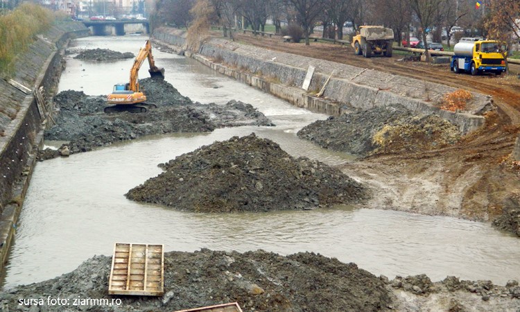 Investiția privind reamenajarea râului Săsar intră într-o nouă etapă, anunță Primăria Baia Mare