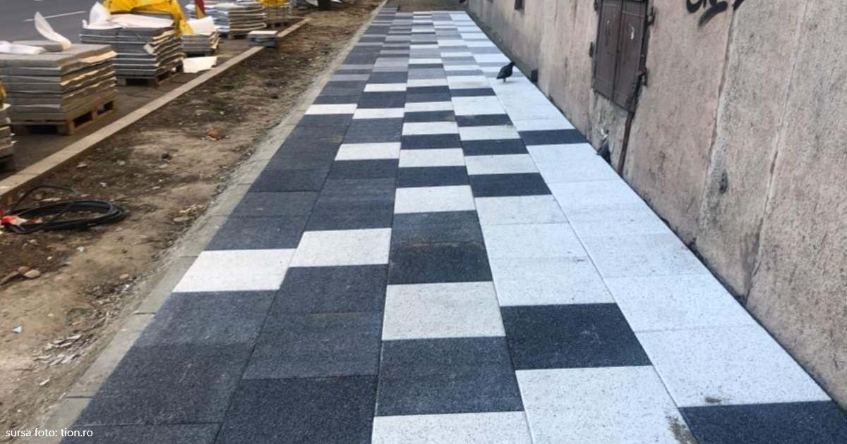 Bistrițenii pot alege noul model de pavele ce va fi instalat pe unele străzi din oraș