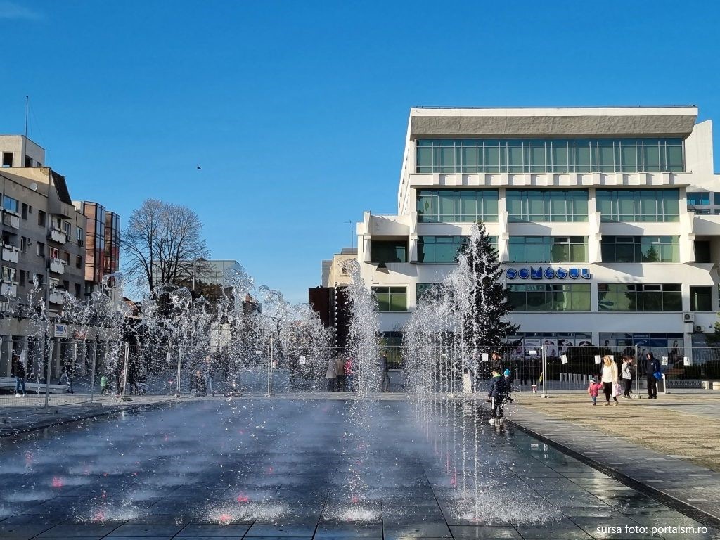 Fântâna din Piața 25 Octombrie va fi inaugurată luna viitoare, spre bucuria sătmărenilor