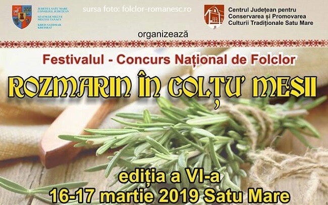 În weekend va avea loc o nouă ediție a concursului național de folclor ,,Rozmarin în colţu’ mesii”