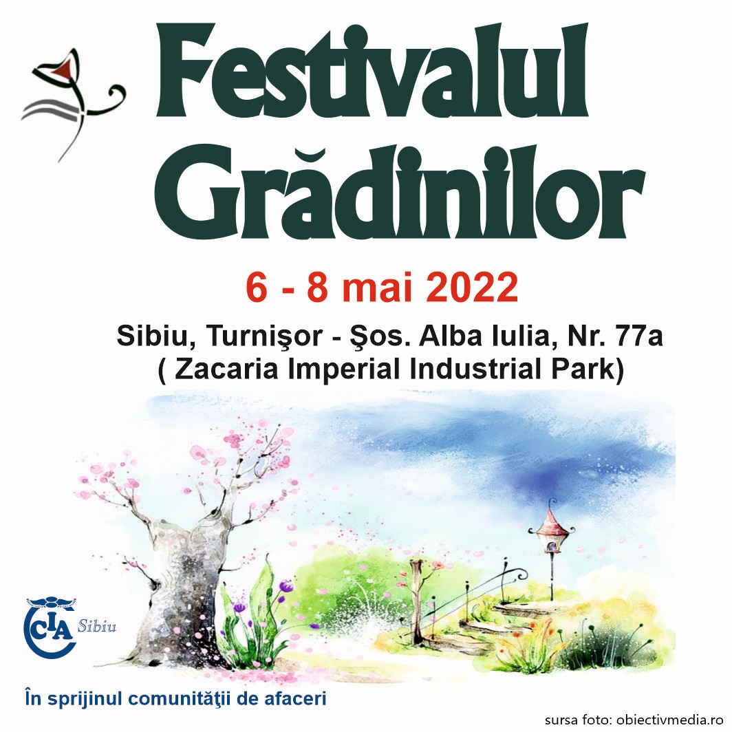 La Festivalul Grădinilor de la Sibiu din weekend au fost prezenți peste 20 de expozanți