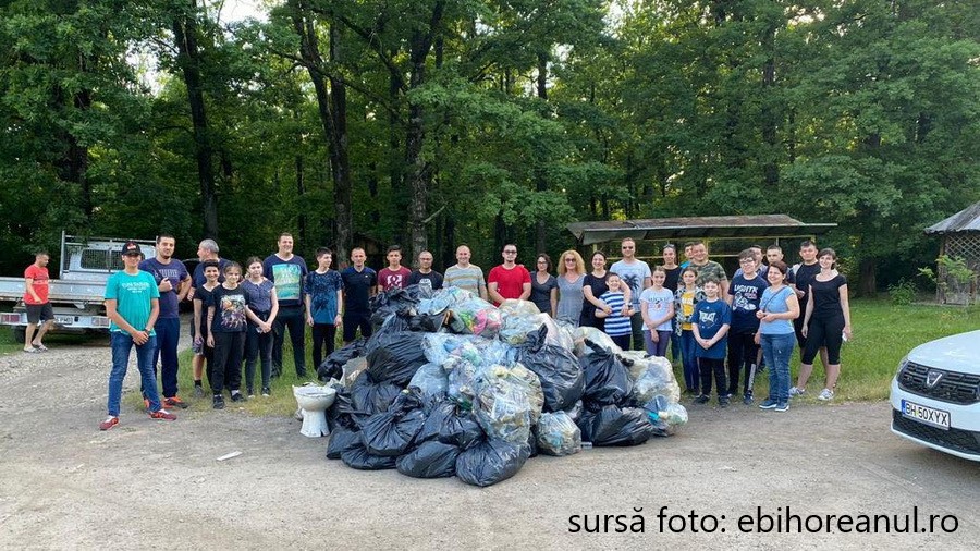Campionatul județean al curățeniei s-a încheiat cu peste 1 750 de tone de deșeuri adunate