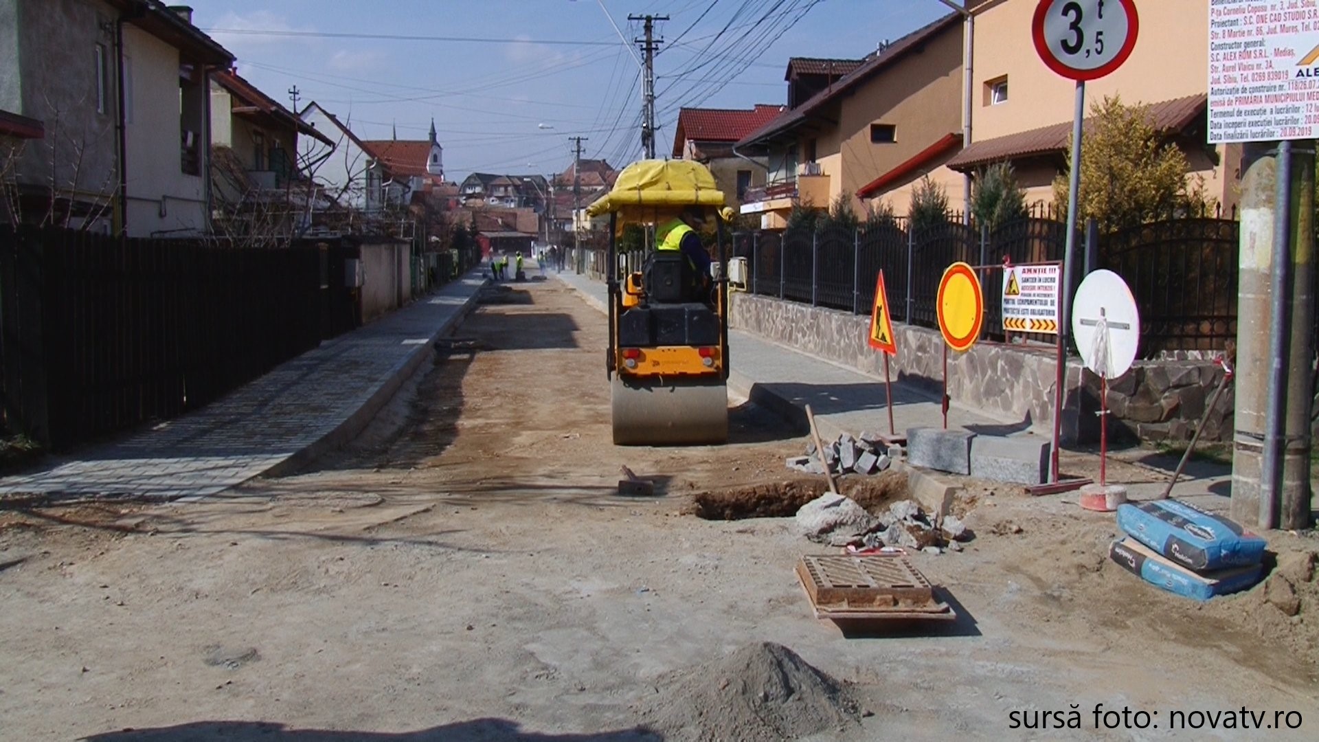 Lucrările de infrastructură din cartierul Vasia vor mai continua încă aproximativ trei luni