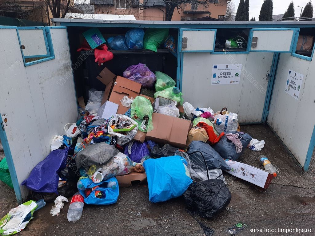 Containerele de gunoi din Bistrița, Năsăud, Sîngeorz-Băi și Beclean vor fi monitorizate cu camere video